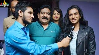 PV Sindhu Talks about Ekkadiki Pothavu Chinnavada Movie  Nikhil Hebbah Patel  Sri Balaji Video [upl. by Aikmat75]