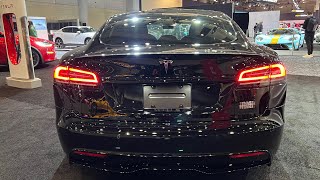 NEW 2023 TESLA MODEL S PLAID REVIEW [upl. by Ahtiekahs]