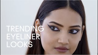 TRENDING EYELINER LOOKS [upl. by Lazaruk]