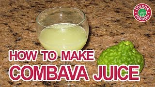 How to make combava juice [upl. by Nirek]