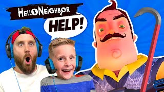 Try Not to Jump in HELLO GRANNY Hello Neighbor Family Challenge  KCity GAMING [upl. by Marina291]