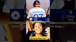 Sarfaraz Khan on fire 🔥 vs newzealand sarfaraz khan status [upl. by Maura]