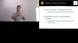 Effectuation Entrepreneurship 35 Causal vs Effectual Thinking [upl. by Ebert]