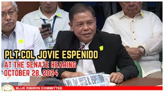 PLt Col J Espenido at the Sente hearing October 282024 [upl. by Ettevi]