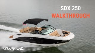 Sea Ray SDX 250  Product Video [upl. by Ezra]