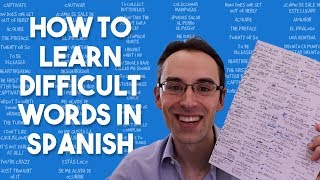 The Fastest Way to Learn Difficult Words in Spanish subtitles in Spanish [upl. by Geno]