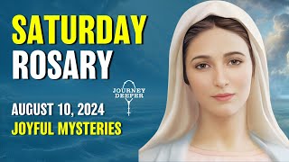 Saturday Rosary 💙 Joyful Mysteries of the Rosary 💙 August 10 2024 VIRTUAL ROSARY [upl. by Eidok181]