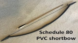 DIY PVC shortbow 45lb pull [upl. by Ely]