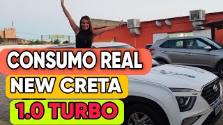 CONSUMO REAL DO NEW CRETA 10 TURBO DENTRO DA CIDADE E GANHOS VALEU A PENA [upl. by Meuse836]