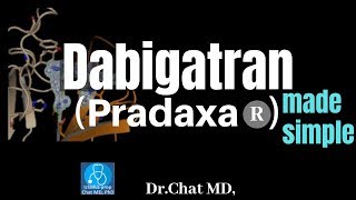 Dabigatran Pradaxa Mechanism of action 【USMLE Biochemistry】 [upl. by Cheshire]