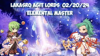 Elemental Master Gameplay Agit Lords LakasRO 022024 [upl. by Ortrud827]