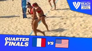 PlacetteRichard vs HarwardDeBerg  Quarter Finals Highlights  Haikou 2024 BeachProTour [upl. by Craig609]