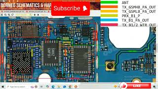 Samsung A3 A300 network and signal diagram  samsung a3 antenna ways and circuits borneo [upl. by Yk465]