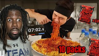 MATT STONIE EATS THE WORLDS SPICIEST RAMEN [upl. by Obeded835]