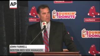 Farrell Introduced As New Red Sox Manager [upl. by Laflam]