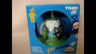 Teletubbies Happy Friends Carousel with TinkyWinky LaaLaa Dipsy Po Toy Review [upl. by Nairahcaz]