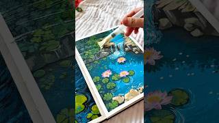 Varnish Gouache Painting gouaches arttutorials gouache paintingstyles artwork watercolor art [upl. by Criswell]