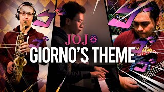 Giornos Theme  JoJos Bizarre Adventure Part 5 Golden Wind Piano EGuitar Saxophone Cover [upl. by Htennek]