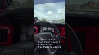 Superchips Flashpaq F5 Dodge Ram 1500 Acceleration🔥 [upl. by Ahsinaw]