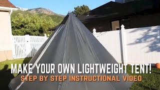 Make your Own Backcountry Tipi Shelter [upl. by Nired516]