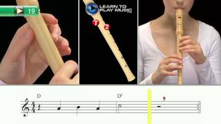 Ex019 How to Play Recorder for Kids  Recorder Lessons for Kids Book 1 [upl. by Niamjneb]