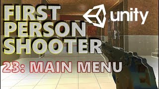 How To Make An FPS  Unity Tutorials  Part 023  Environment Menu amp Credits [upl. by Humble488]