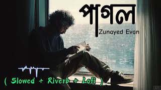 Pagol  পাগল  Ashes  Zunayed Even  Slowed Riverb Lofi  Bangla Old songs New version 2024 [upl. by Rennerb]