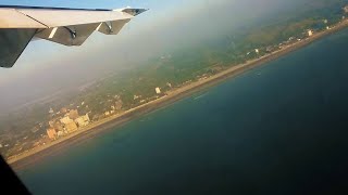 A city by the river a plane in the sky Chittagong from the Boeing 787 [upl. by Mak]