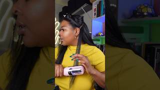 How to use a Split End Trimmer or Black Natural Straight Hair splitendtrimmer naturalhair hair [upl. by Aisek709]