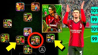 🧱 ASI DEFIENDE MALDINI 103 EPICO  ALDAIR  BERGOMI El Mejor Tridente  eFootball Mobile [upl. by Lleihsad]