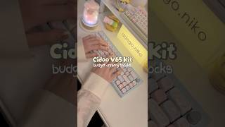 Cidoo V65 amp Unikeys HMX Cloud switches keyboard asmr typing shorts [upl. by Etan]