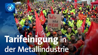 Beschäftigte in der Metall und Elektroindustrie erhalten mehr Geld [upl. by Jaunita915]