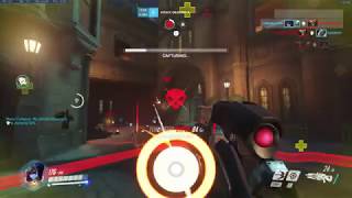 Overwatch Widowmaker moment  7 kills 1st Point Kings Row  Master Ranked Game [upl. by Eniluqcaj516]