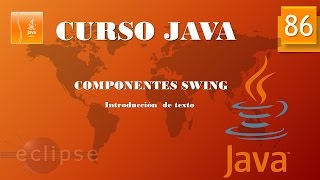 Curso Java Componentes Swing Cuadros de texto I Vídeo 86 [upl. by Felipa17]