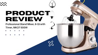 MURENKING MK37 STAND MIXER Is the BEST Affordable 6Qt Mixer for Home Bakers [upl. by Airual]