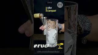 DRINK GARIBALDI 🍹🍹🍹 shorts drinks viralvideo bartender tutorial drink cocktail [upl. by Ecinev465]