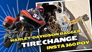 Insta360 GO 3 POV Factory Mechanic Working On Kyle Wymans HarleyDavidson Road Glide [upl. by Pollock331]