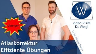 Atlaskorrektur Atlastherapie selbst durchführen ✅ Soforthilfe amp 3 effiziente Übungen für zu Hause [upl. by Leod724]