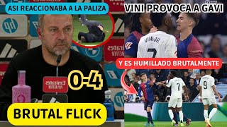 😱 GAVI HUMILLA BRUTALMENTE A VINICIUS EN DIRECTO BRUTAL FLICK tras DESTROZAR MADRID en El BERNABEU [upl. by Enej20]