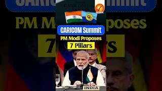 CARICOM Summit PM Modi Proposes 7 Pillars [upl. by Wald]