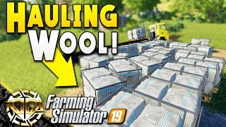 HAULING TONS OF WOOL AND COTTON  Farming Simulator 19 Gameplay  Ravenport EP 12 [upl. by Essex]