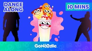 Milkshake Song  More Dance Alongs Songs for Kids  GoNoodle [upl. by Nerrual430]