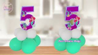 🎈3 ideas para hacer Arreglos con globos 🎈3 ideas to make arrangements with balloons [upl. by Ixela]