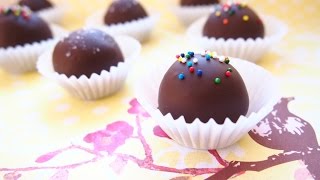 Easy NOBAKE Edible Cookie Dough  Truffles  Recipe [upl. by Iridissa301]