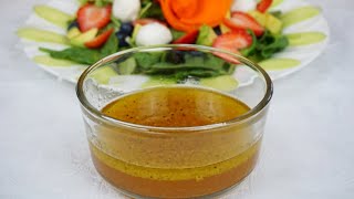 Receta fácil y rápida VINAGRETA DE NARANJA casera muy rica para sus ensaladas [upl. by Saref736]