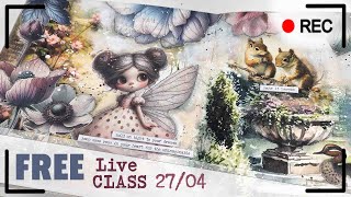 🔴 LIVE  How to Journal using COLLAGE BOOKS [upl. by Anatole634]