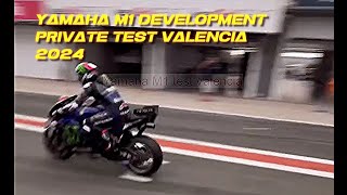 Yamaha MotoGP private test Valencia June 2024 [upl. by Clyde]