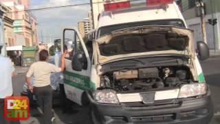 Acidente gera discussão entre motoristas no centro de Manaus [upl. by Brina]