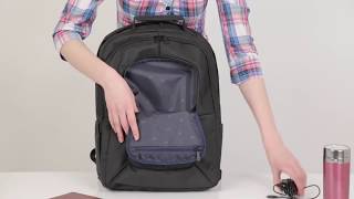 Рюкзак для ноутбука Riva case 8460 Black 17 Laptop Backpack [upl. by Nerb]