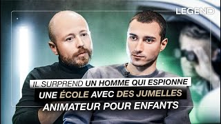 IL SURPREND UN HOMME QUI ESPIONNE UNE ÉCOLE AVEC DES JUMELLES Animateur pour enfants [upl. by Engle278]